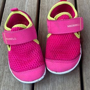Merrell Bare Steps water tennis shoe size 6 toddler